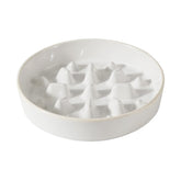 Havniva ceramic slow feeder dog bowl with 1.6 cup capacity for paced meals.