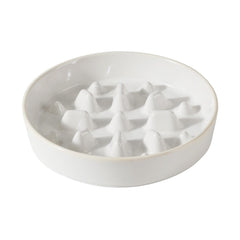 Havniva ceramic slow feeder dog bowl with 1.6 cup capacity for paced meals.