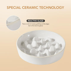 Havniva slow-feeder ridges control eating pace for mindful meals.