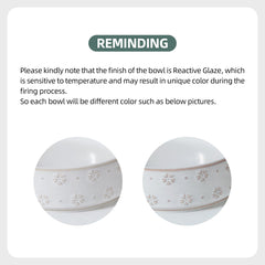 Havniva heavy ceramic bowls with anti-slip base stay put during meals.