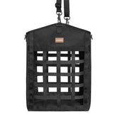 HAYSRMAN hay bag dual-access design allows two horses to snack calmly.