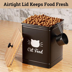 HB Design Co. capacity visual highlighting 25 cups of kibble
