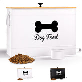 HB Design Co. dog food container with airtight lid keeps kibble fresh and accessible.