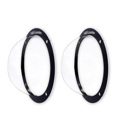 H&B Luxuries durable acrylic dome window on fence view offers a clear outdoor peek for pets.
