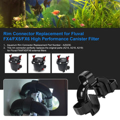 HCLSY smooth water flow design maintains steady filtration and hose security