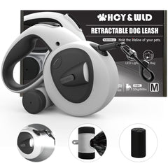 HCY&WLD Upgrade 4-in-1 leash 16ft tangle-free for safer control during walks