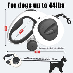 HCY&WLD removable poop bag dispenser for quick cleanup on outings