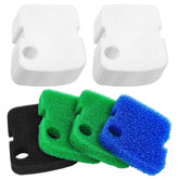 HDWGGD coarse black sponge pad captures large debris for clearer water