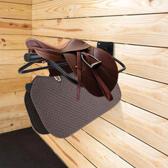 HDYEGY heavy-duty steel rack features anti-rust coating and smooth finish