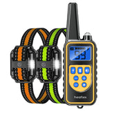 Heaflex dog shock collar remote control setup for reliable recall up to 1640 feet