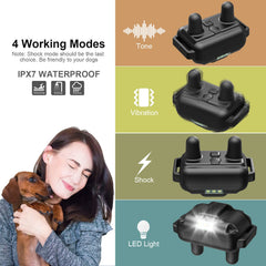 Heaflex LED light feature helps locate a dog in darkness