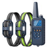 Heaflex training collar on dog neck shows adjustable modes for personalized training.