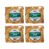 Health Extension Cheek Chews packaging reveals non-GMO chicken treats in a convenient 4-pack.