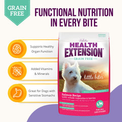 Health Extension omega-3 rich salmon bites support skin and coat health