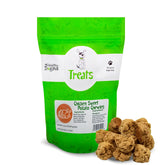 Healthy Dogma packaging for chicken and sweet potato treats, highlighting natural ingredients and protein-rich snack.