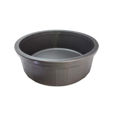 Healthy Surplus Pet Crock Bowl gray 8-inch diameter for steady meals with pets.