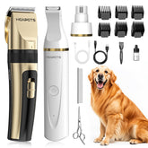 HEAPETS dog hair clippers kit for precise grooming on body, face, ears.