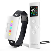 HEAPETS dog-training-collar-remote demonstrates training aid from a distance.