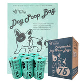 Heart of Tafiti compostable dog poop bags pack shown for daily eco-friendly walks.