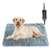 HEATIDEAS Pet Heating Pad cover closeup showing plush fleece for cozy warmth