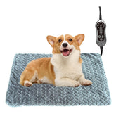 HEATIDEAS Pet Heating Pad thermostat-control highlights adjustable warmth for pets