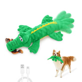 Hedsuin alligator toy tail-swing in action for engaging play.