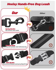 Heelay anti-tangle 360° swivel reduces rope tangling during walks