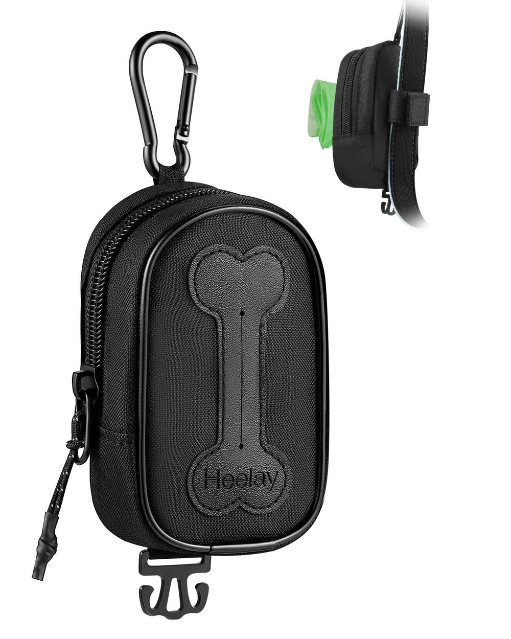 Heelay dog poop bag holder nylon durability supports long lasting outdoor walks.