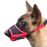 HEELE dog muzzle with soft nylon breathable mesh for daily comfort