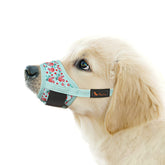HEELE Dog Muzzle in soft nylon and breathable mesh offers comfortable wear during walks.