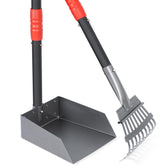 Heeyoo dog poop tray closeup highlighting sturdy rustproof metal for durability
