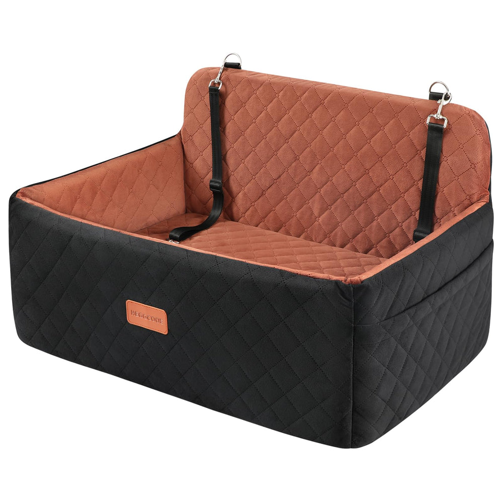 HEGGCOOE dog car seat in car with elevated view helps calmer rides