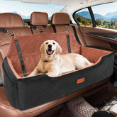HEGGCOOE large dog car seat front view showing ample space for large dogs.