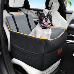 HEGGCOOE small dog car seat elevates view for calmer rides and better awareness