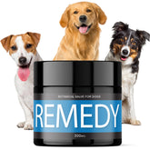 Hemp Dog Health Remedy balm tube for dogs, easy topical application on irritated skin