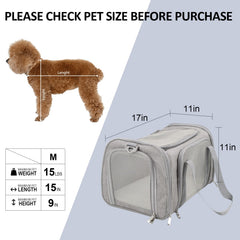 Henkelion cat carrier folded for compact storage