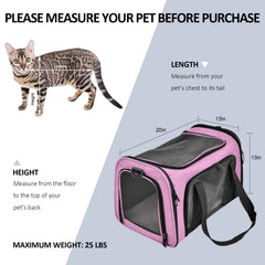 Henkelion large cat carrier adjustable shoulder strap for hands-free carrying.