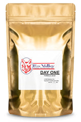 Henry's Healthy Pet Foods Fox Valley Day-One powder being poured for squirrel feeding support.