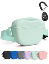 heouvo dog treat pouch with magnetic closure for spill-free training on walks
