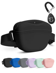 heouvo dog treat pouch with magnetic closure for spill-free training sessions