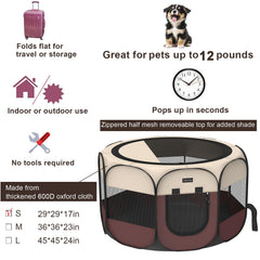 HEPEENG playpen top view emphasizes ventilation and visibility for comfort.
