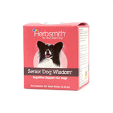 Herbsmith Senior Dog Wisdom bottle front showing brain-health packaging