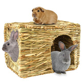HERCOCCI extra large grass house foldable hut offers quick hiding place
