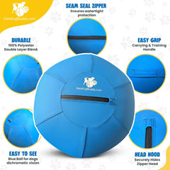 Herding Buddy anti-burst inner ball CA65 closeup emphasizes safety and long-lasting performance.