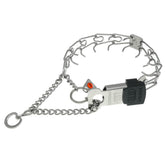 Herm Sprenger prong collar assembly chain demonstrates adjustable length for tailored training fit