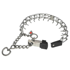 Herm Sprenger stainless-steel collar 20in closeup highlights durable, high-quality construction.