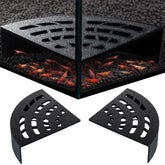 HERPDEN Shrimp Cave 2-Pack corner-fit for space-saving aquarium decor.