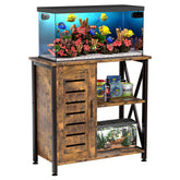 Herture 20-29 gallon stand tabletop supports a heavy aquarium securely