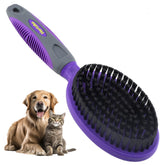 Hertzko Bristle Brush topcoat loosens loose hair for dogs and cats