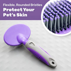 Hertzko dog brush anti-slip handle for comfortable brushing